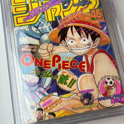 BGS 5.5 Weekly Shonen Jump 1997 #36 2nd  One Piece! Luffy Manga AUTHENTICATED